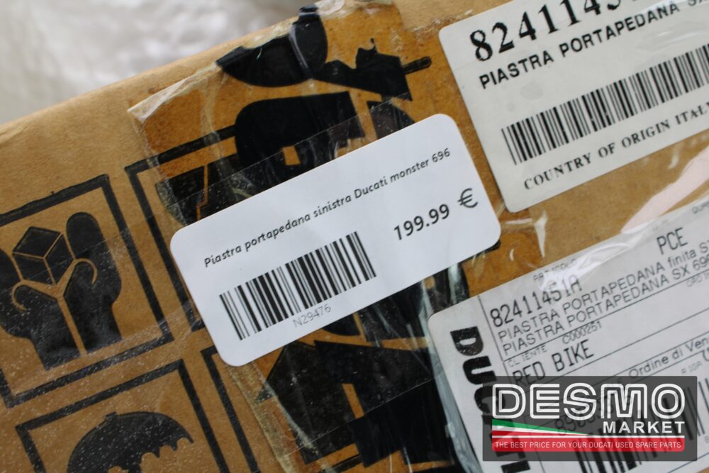 Piastra portapedana sinistra Ducati monster 696 - immagine 8