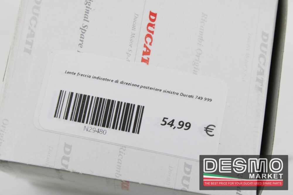 Lente freccia indicatore di direzione posteriore SX Ducati 749 999 - immagine 4