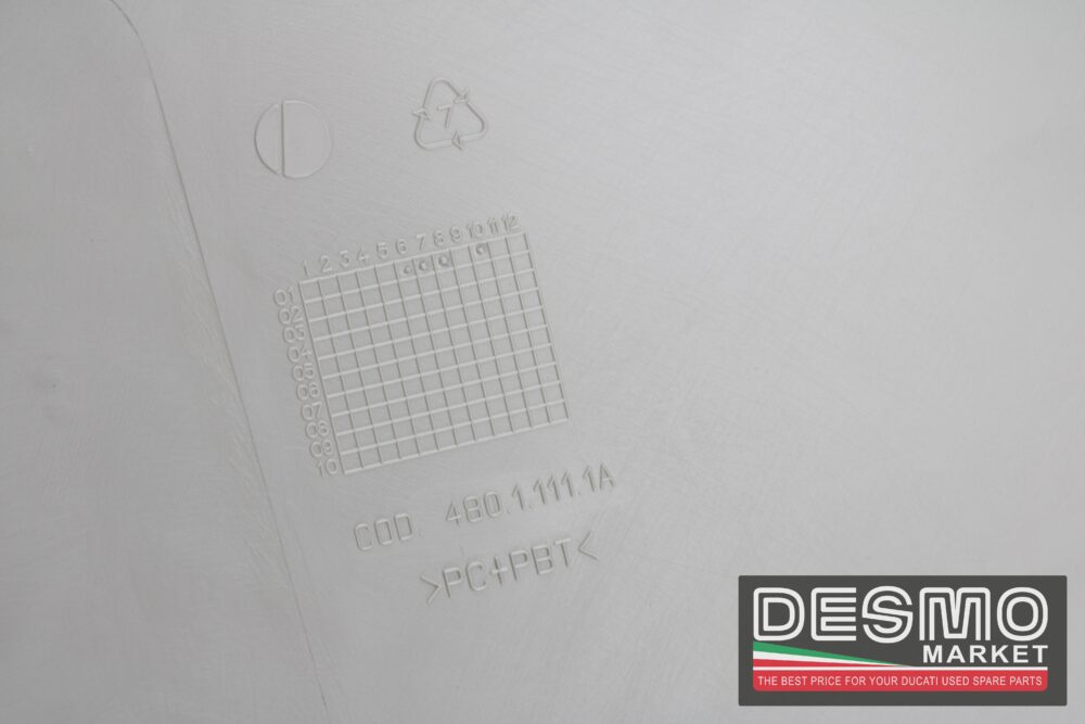 Semicarena superiore destra Grezza Ducati 748 My 2002 998 - immagine 6