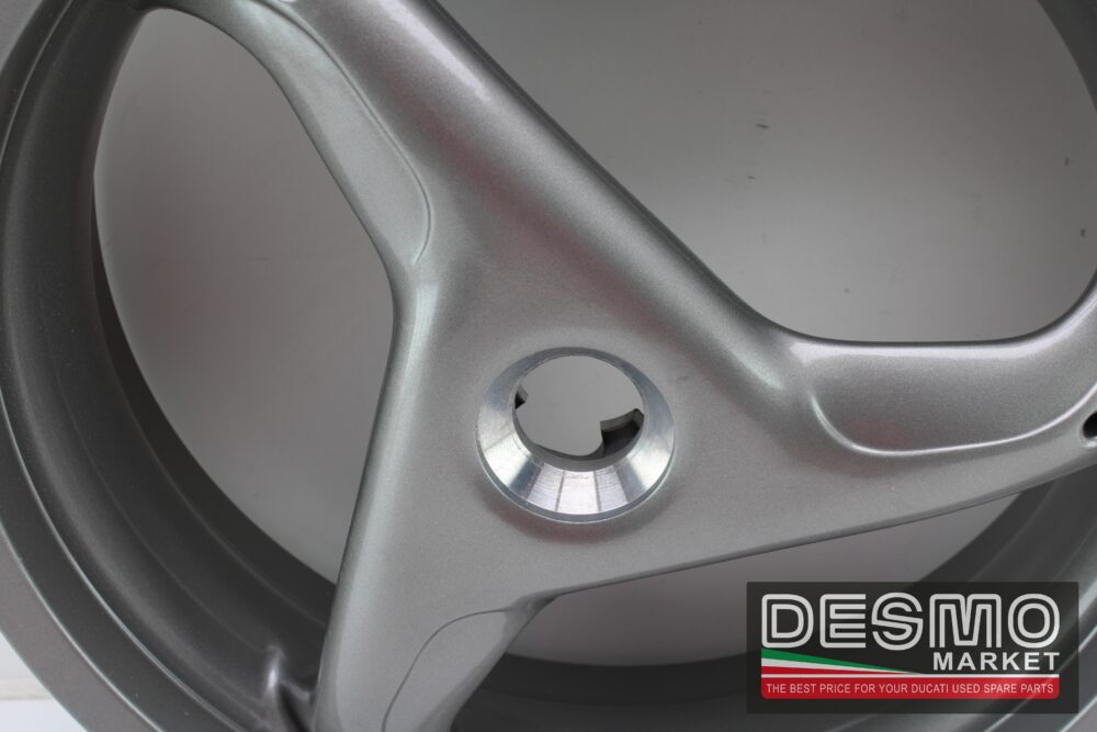 Cerchio ruota posteriore grigio Ducati 748 916 996 998 - immagine 2