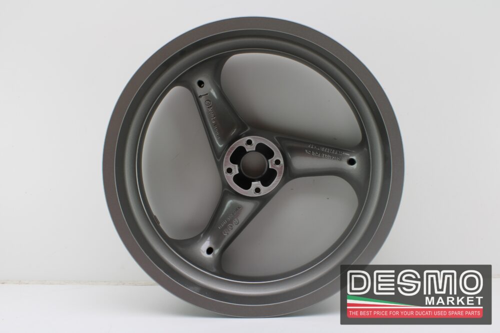 Cerchio ruota posteriore grigio Ducati 748 916 996 998 - immagine 4