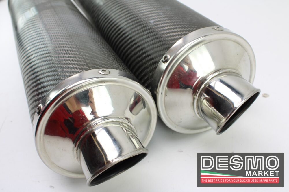 Terminali di scarico Carbonio Ducati Performance Ducati monster - immagine 3