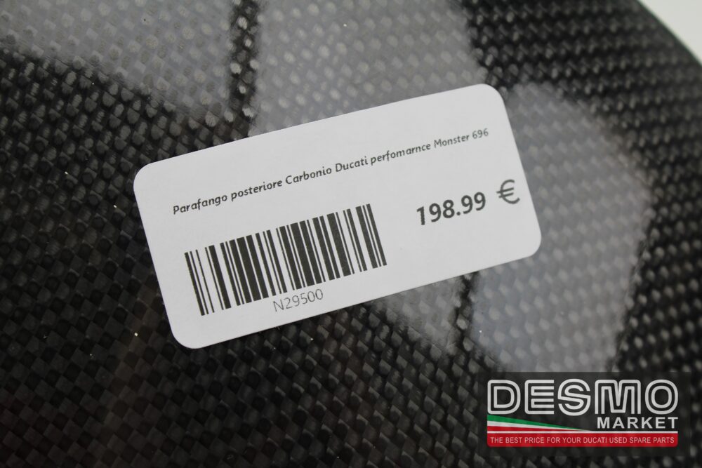 Parafango posteriore Carbonio Ducati perfomarnce Monster 696 - immagine 9