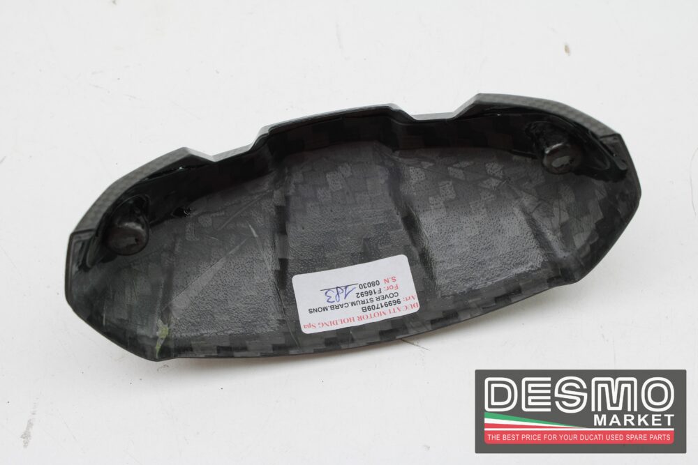 Cover strumenti in carbonio Ducati Monster 696 796 1100 - immagine 3