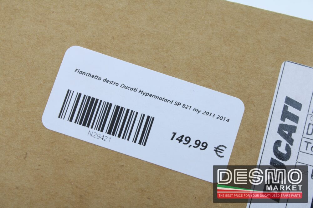 Fianchetto destro Ducati Hypermotard SP 821 my 2013 2014 - immagine 6