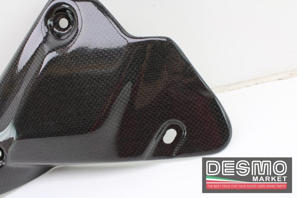 Paracalore scarico Carbonio Ducati Performance Ducati 848 1098 1198 - immagine 3