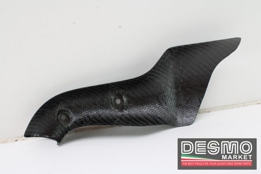 Protezione silenziatore destro carbonio alti Ducati Monster - immagine 3