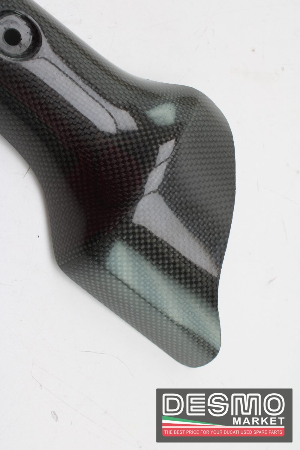 Protezione silenziatore destro carbonio alti Ducati Monster - immagine 5