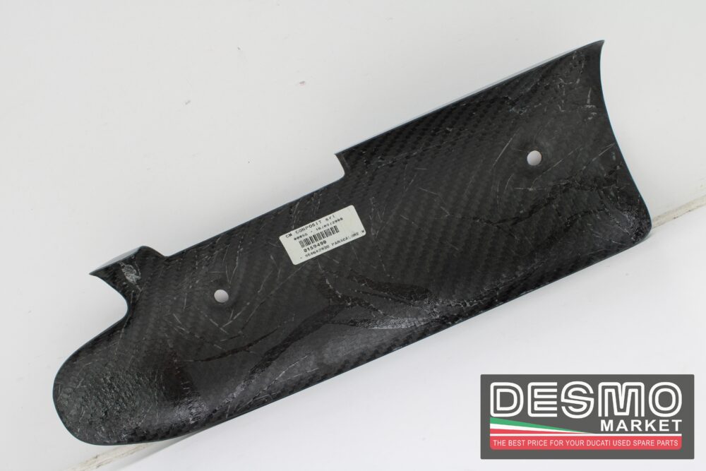 Paracalore silenziatore carbonioe Ducati monster s2r 800 1000 S4r S4rs - immagine 5