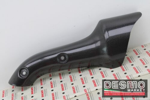 Protezione silenziatore sinistro carbonio alti Ducati Monster