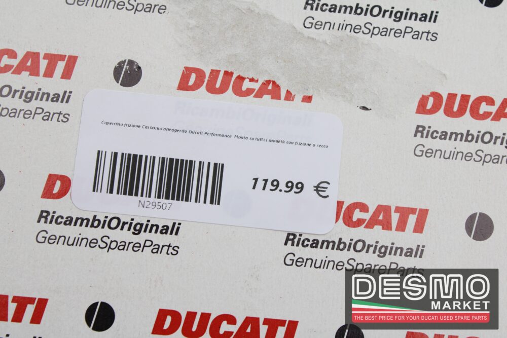 Coperchio frizione Carbonio alleggerito Ducati Performance - immagine 6