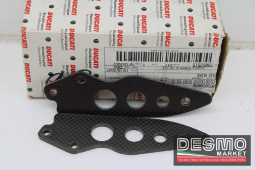 Paratacco posteriore DX SX carbonio Ducati Performance Hypermotard