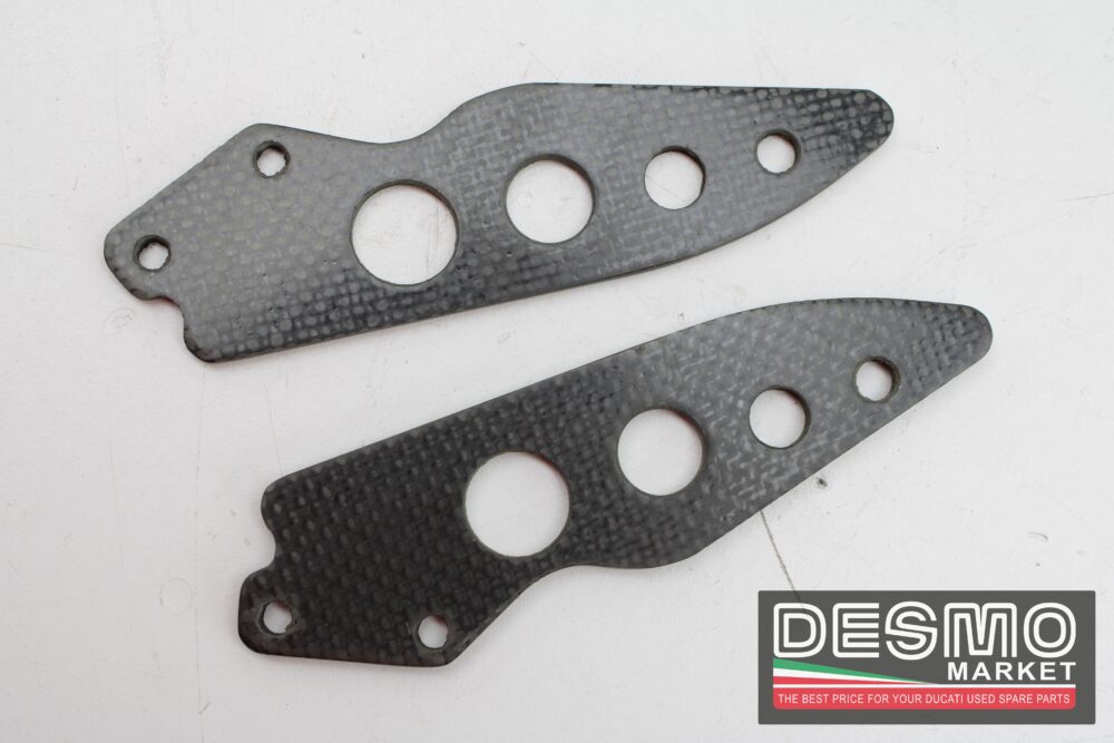 Paratacco posteriore DX SX carbonio Ducati Performance Hypermotard - immagine 2