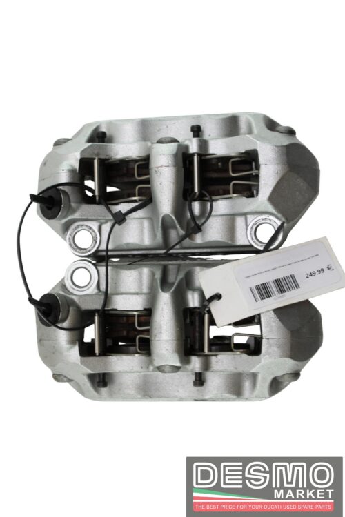 Coppia pinze freno anteriori radiali 100mm Brembo Triple Bridge