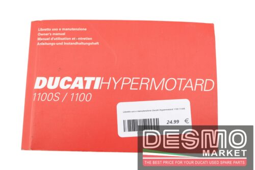 Libretto uso e manutenzione Ducati Hypermotard 1100 1100S