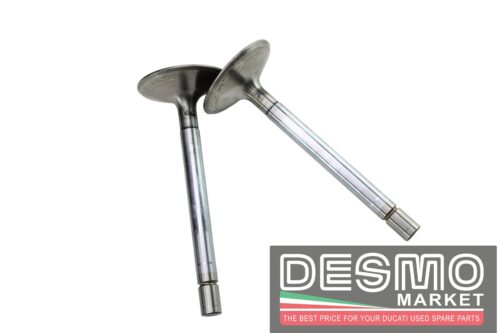 Coppia valvole Scarico 38mm Ducati Monster 900 Paso