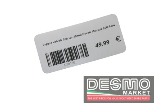 Targhetta adesivo fianchetto Ducati monster S4RS