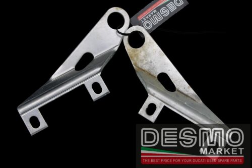 Coppia staffe Supporto scarico alto Ducati Supersport SS