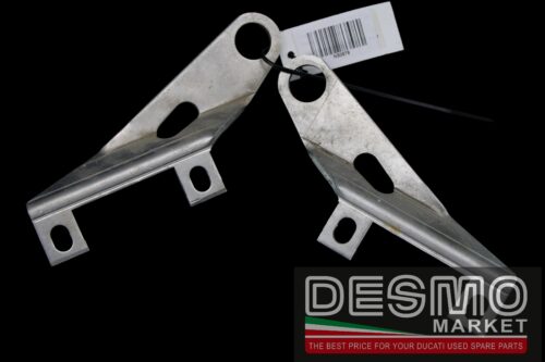 Coppia staffe Supporto scarico alto Ducati Supersport SS