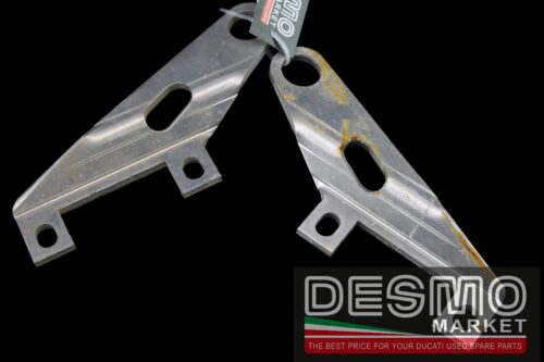 Coppia staffe Supporto scarico alto Ducati Supersport SS
