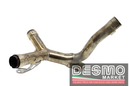 Tubo collettore di scarico centrale sdoppiatore Ducati monster 696