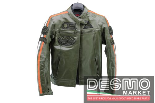 Giacca in pelle con protezioni PAK Sport Taglia L