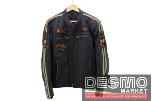 Giacca in pelle con protezioni LUXHIDE Taglia L