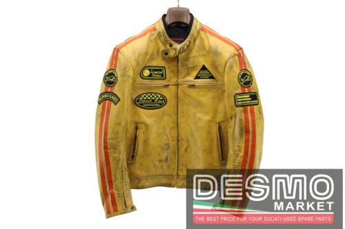 Giacca in pelle con protezioni PAK Sport Taglia L