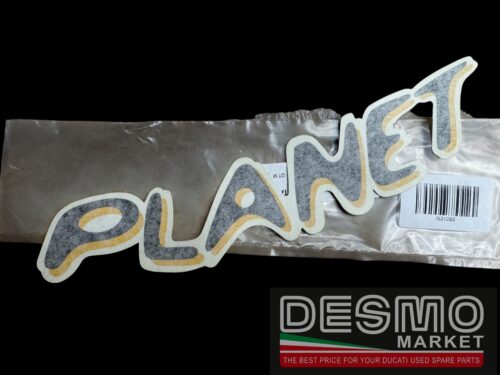 Adesivo "Planet" Cagiva planet Blu giallo 1998-2003
