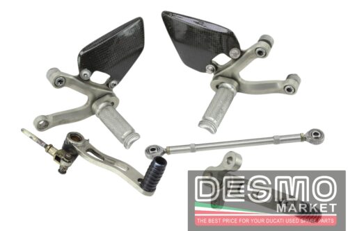 Pedane pilota full titanio Ducati 748 916 996 998