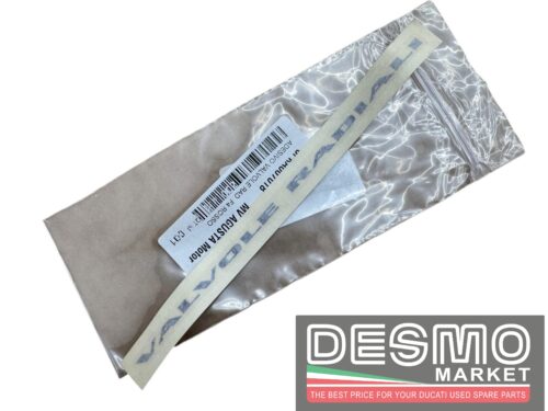 Adesivo "Valvole Radiali" per carene rosse MV Agusta F4