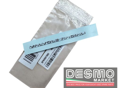 Adesivo "Valvole Radiali" 10,2 cm MV Agusta