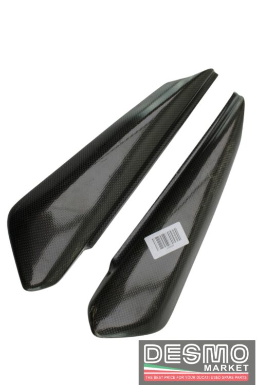 Fianchetti sottosella carbonio Ducati Monster 600 750 900 620
