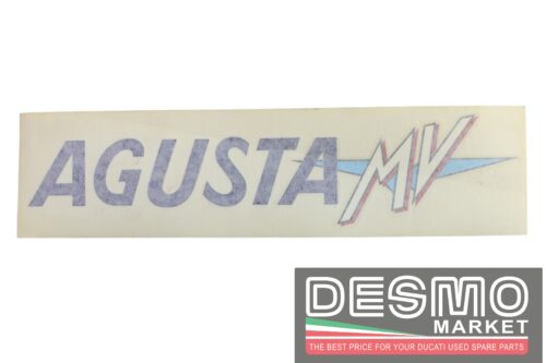 Adesivo "MV Agusta" Carena destra F4 Rosso-Argento