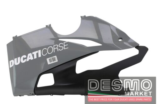 Carena bassa grigia sinistra Ducati Panigale V4