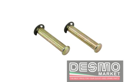 Coppia perni pedane pilota Ducati