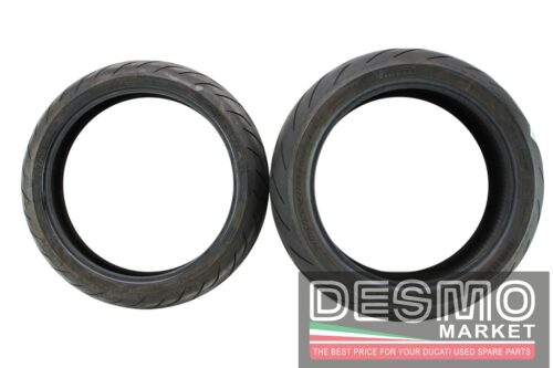 Pneumatici Pirelli Diablo Rosso III 120/70 ZR17 180/55 ZR17 DOT 23