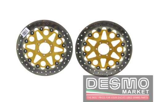Coppia dischi freno anteriori ghisa Ducati 748 916 SP SPS