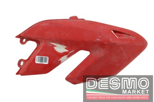 Cover serbatoio destra grezza rossa Ducati Hypermotard 796 1100