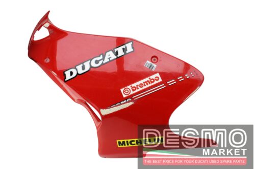 Carena sinistra rossa Ducati Supersport 350 600 750 900