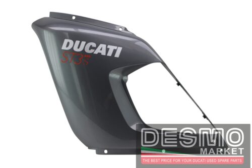 Carena superiore sinistra grigia Ducati ST3S ABS