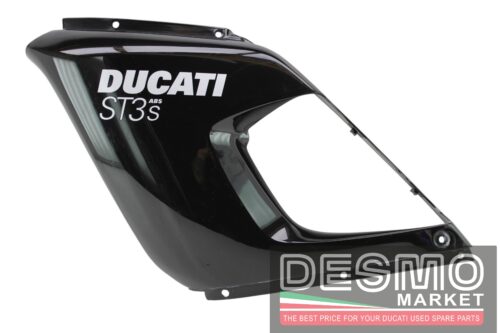Carena superiore sinistra nera Ducati ST3S