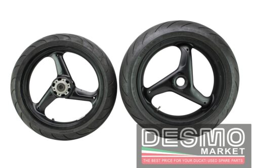 Coppia cerchi 3 razze Ducati 748 916 996 998