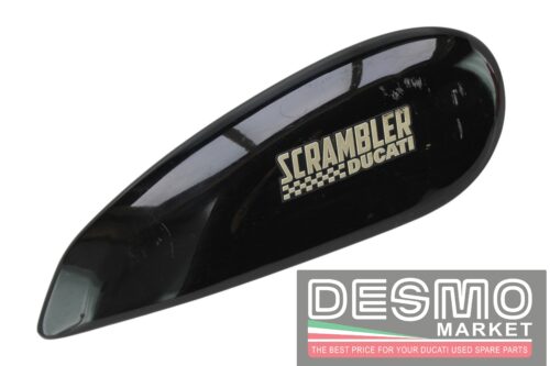 Cover serbatoio destra alluminio nera Ducati Scrambler