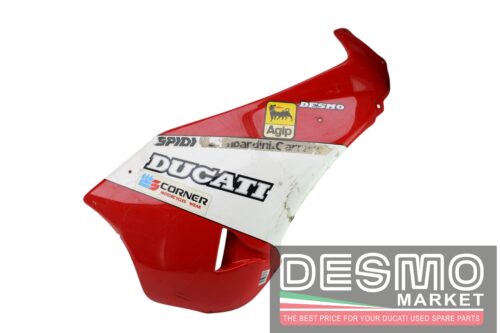 Carena fiancata destra rosso grigia Ducati 750 Sport Supersport 900