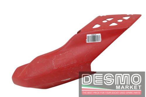 Fianchetto sinistro grezzo rosso Ducati Multistrada 1000 1100