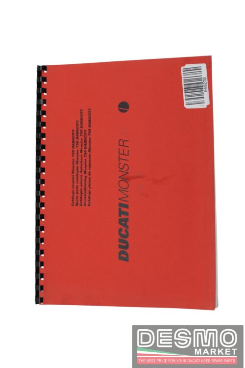 Catalogo ricambi ufficiale Ducati Monster 750 Dark City I.E. 1999