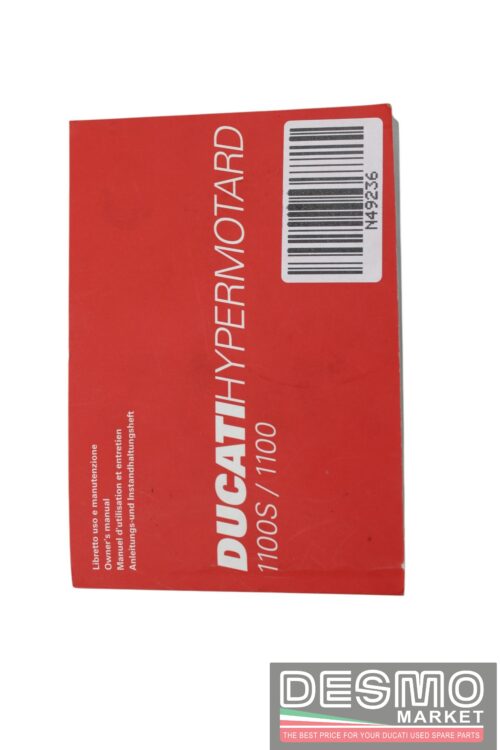 Libretto uso e manutenzione Ducati Hypermotard 1100 1100S