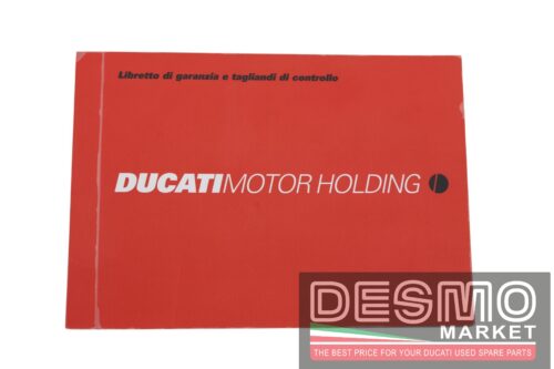 Libretto di garanzia e tagliandi di controllo 2000