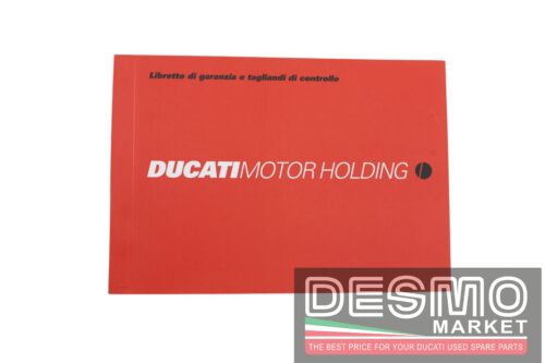 Libretto di garanzia e tagliandi di controllo 2002
